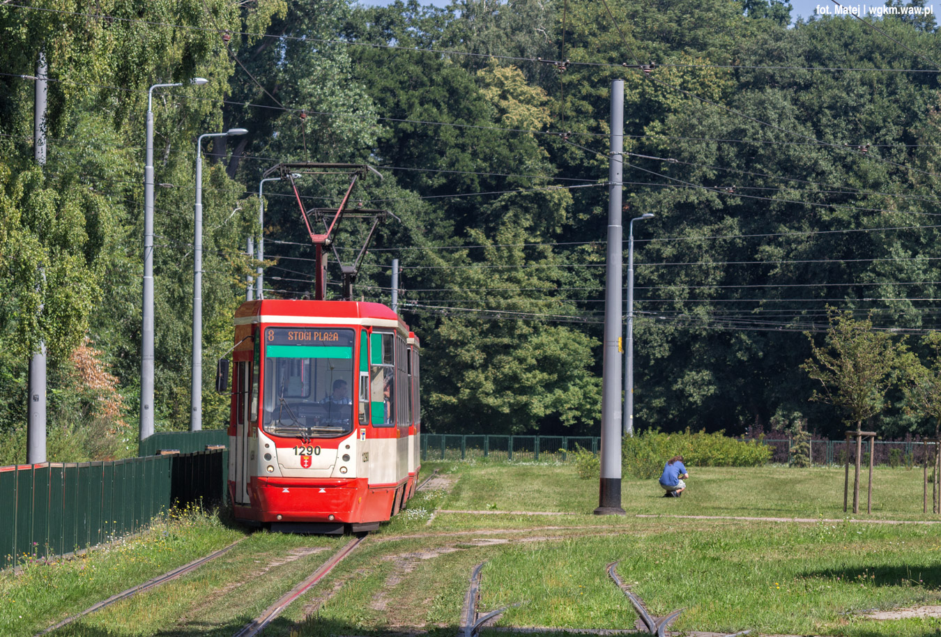 Гданьск, Konstal 105Na № 1290