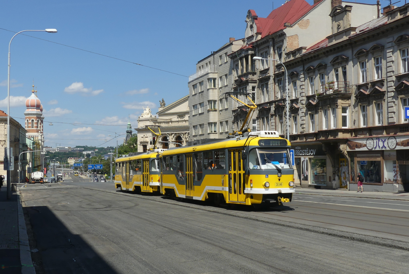 Пльзень, Tatra T3R.PLF № 316