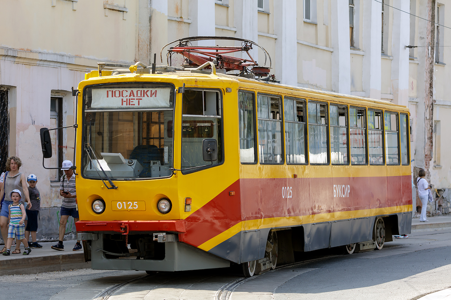 Москва, 71-608КМ № 0125; Москва — День Московского транспорта — 2024 (ночные репетиции парада трамваев 06.07.2024 и 11.07.2024, парад и выставка трамваев 13.07.2024)