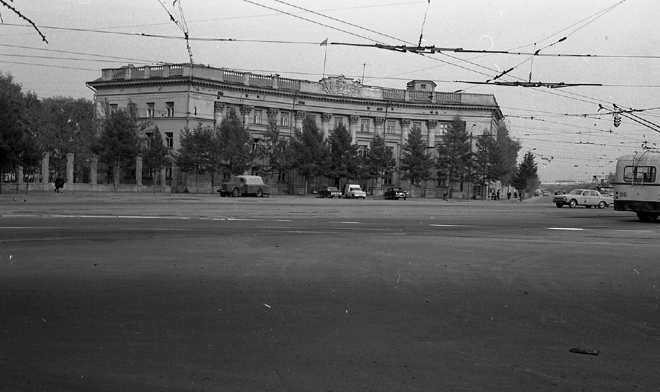 Тверь, ЗиУ-5Д № 36; Тверь — Старые фотографии (1917—1991); Тверь — Троллейбусные линии: Московский район (линия до пос. Химинститута)