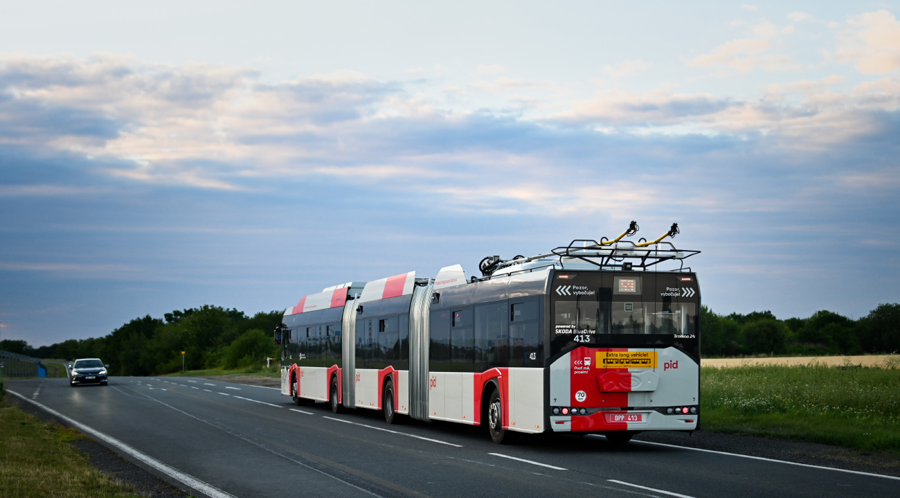 Прага, Škoda-Solaris 24m (Škoda 38Tr) № 413