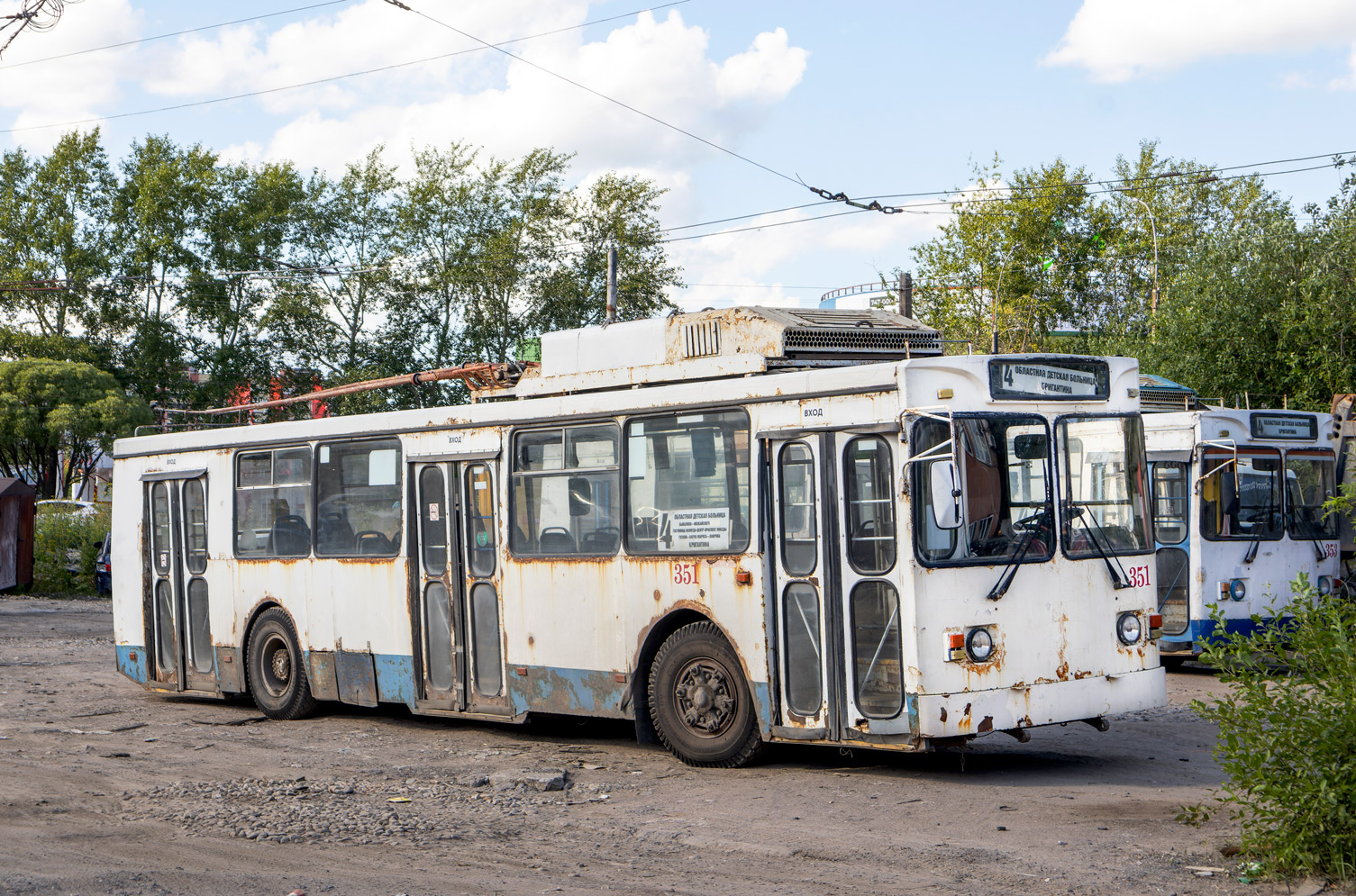 Вологда, ЗиУ-682ГМ1 (с широкой передней дверью) № 351