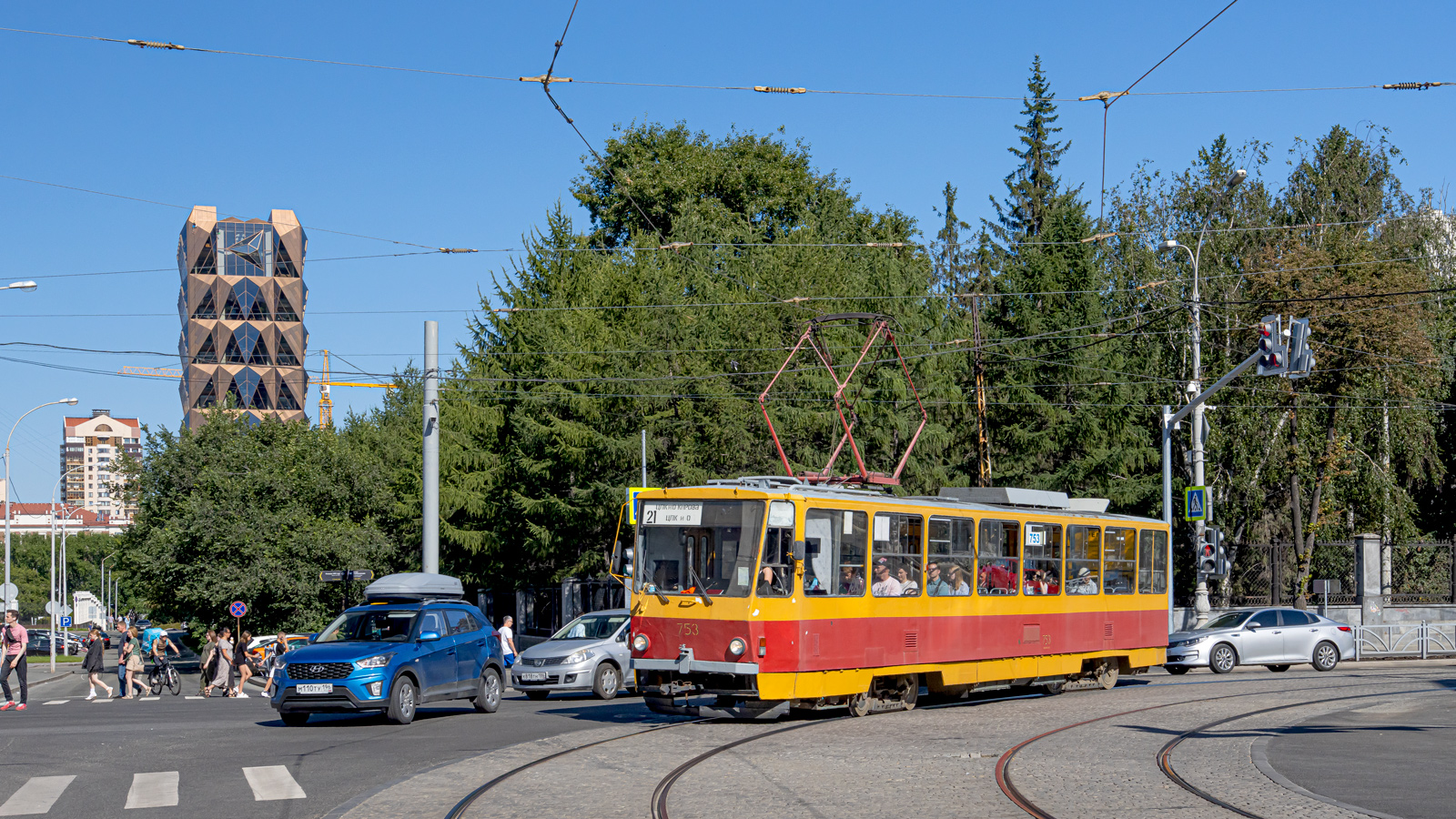 Екатеринбург, Tatra T6B5SU № 753