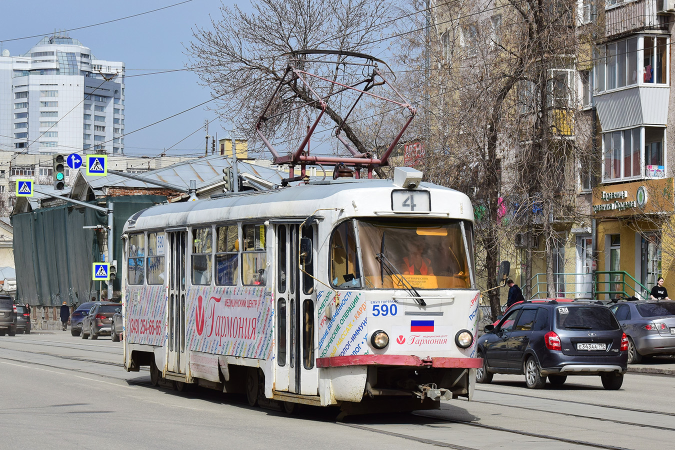 Екатеринбург, Tatra T3SU № 590