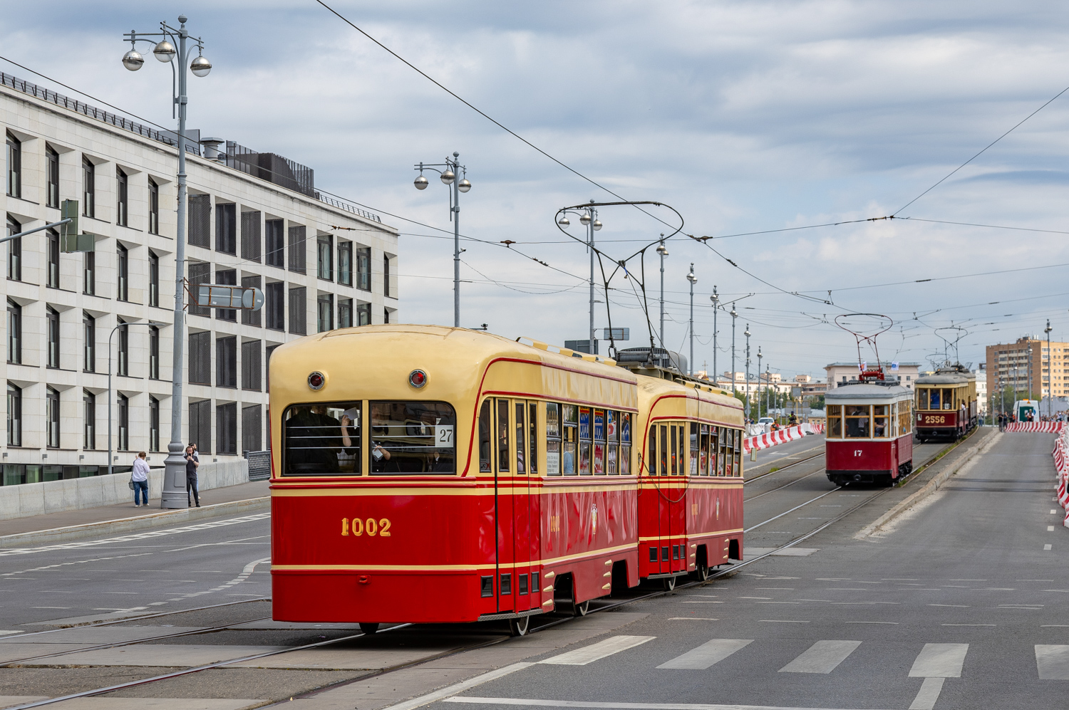 Москва, КТП-1 № 1002; Москва — День Московского транспорта — 2024 (репетиции парада трамваев 06.07.2024 и 11.07.2024, парад и выставка трамваев 13.07.2024)