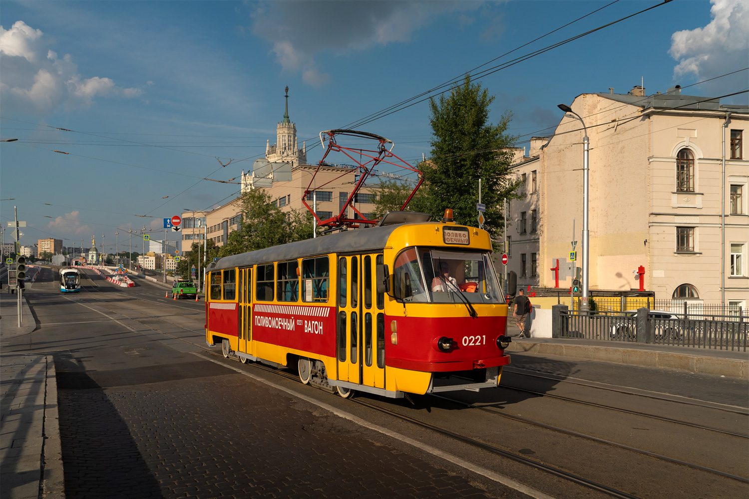 Moskau, Tatra T3SU Nr. 0221; Moskau — Moscow Transport Day — 2024 (night rehearsals of the tram parade on 07/06/2024 and 07/11/2024, parade and tram exhibition on 07/13/2024)