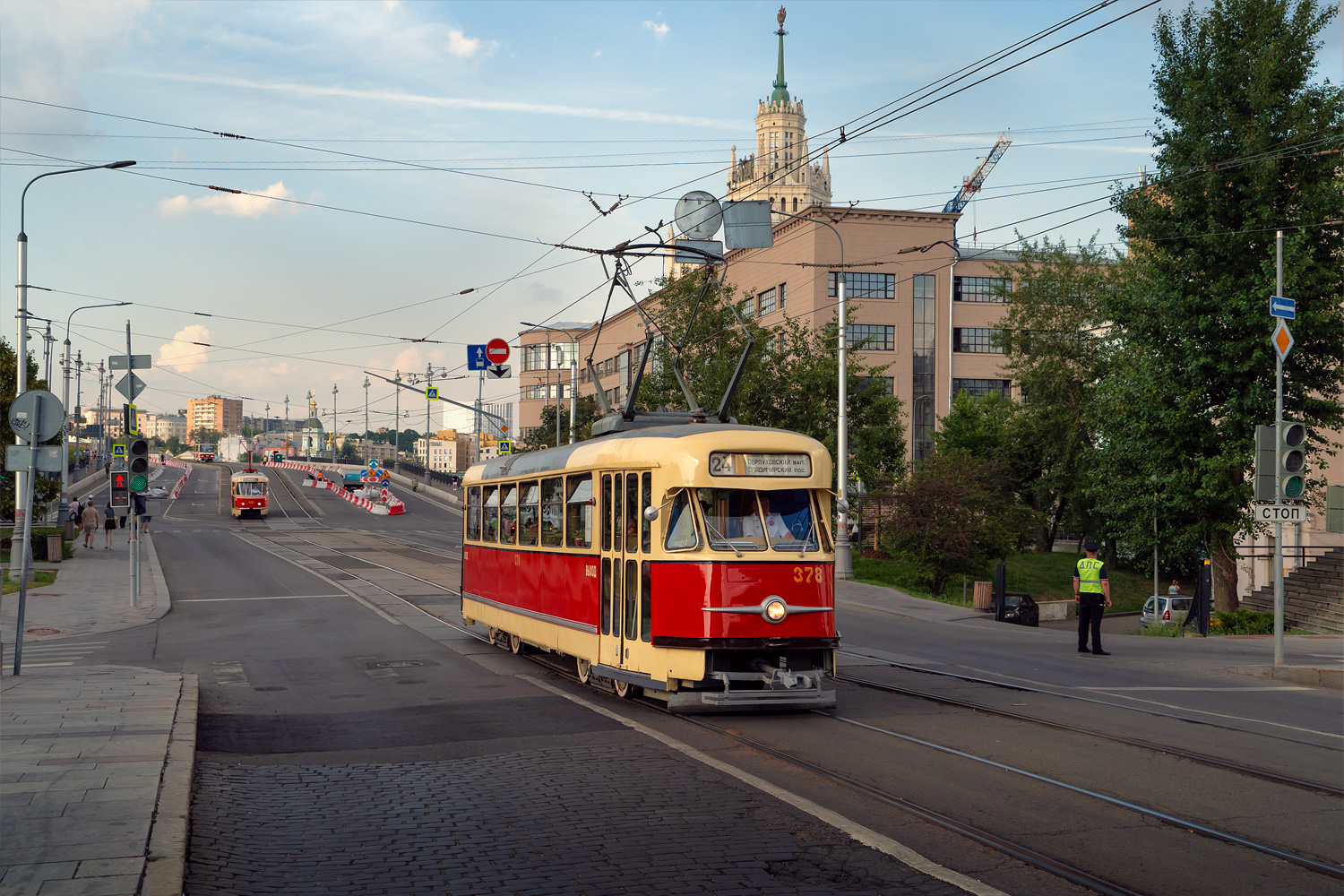 Москва, Tatra T2SU № 378; Москва — День Московского транспорта — 2024 (репетиции парада трамваев 06.07.2024 и 11.07.2024, парад и выставка трамваев 13.07.2024)