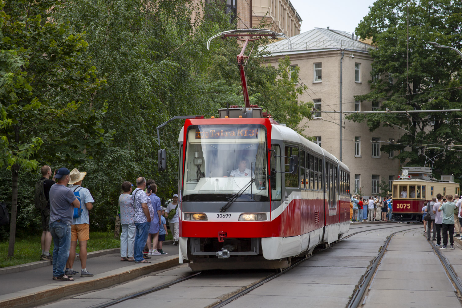 Москва, Tatra KT3R № 30699; Москва — День Московского транспорта — 2024 (ночные репетиции парада трамваев 06.07.2024 и 11.07.2024, парад и выставка трамваев 13.07.2024)