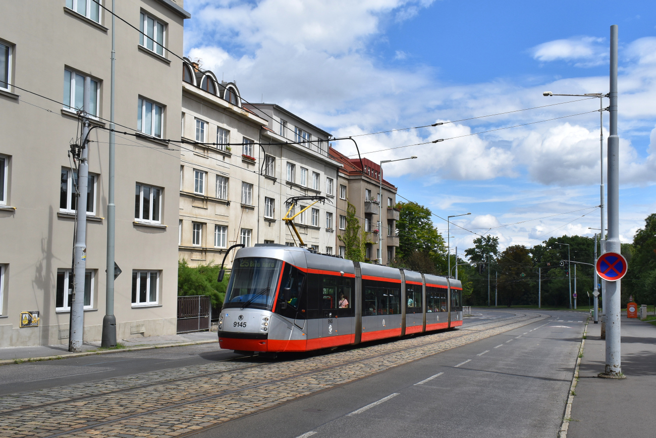 Прага, Škoda 14T Elektra № 9145