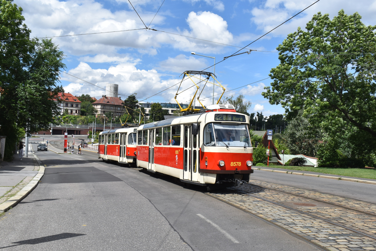 Прага, Tatra T3R.P № 8578