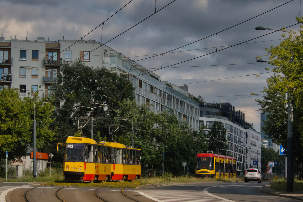 Варшава, Konstal 105Na № 1304