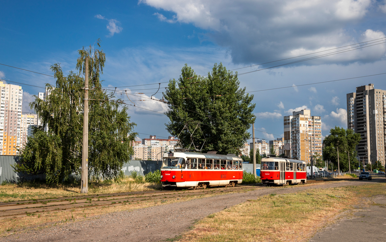 Киев, Tatra T3SUCS № 5664; Киев, Tatra T3SUCS № 5654