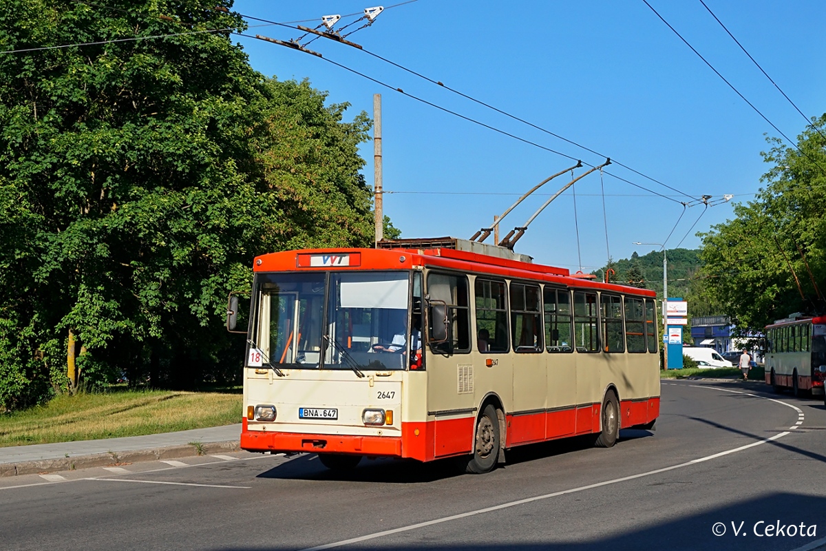 Вильнюс, Škoda 14Tr13/6 № 2647 Вильнюс, Škoda 14Tr13/6 № 2647