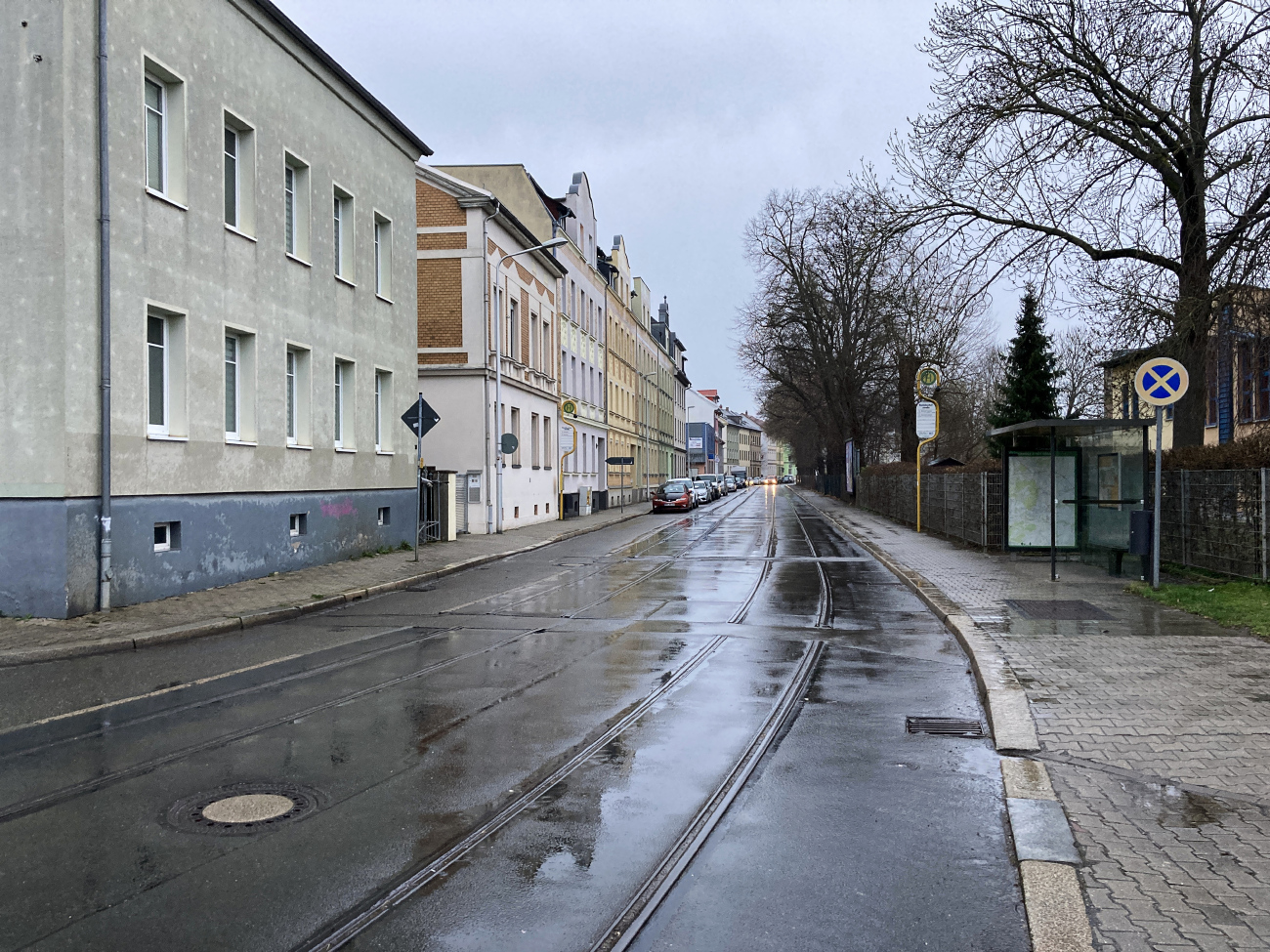Гера — Бывшие трамвайные линии