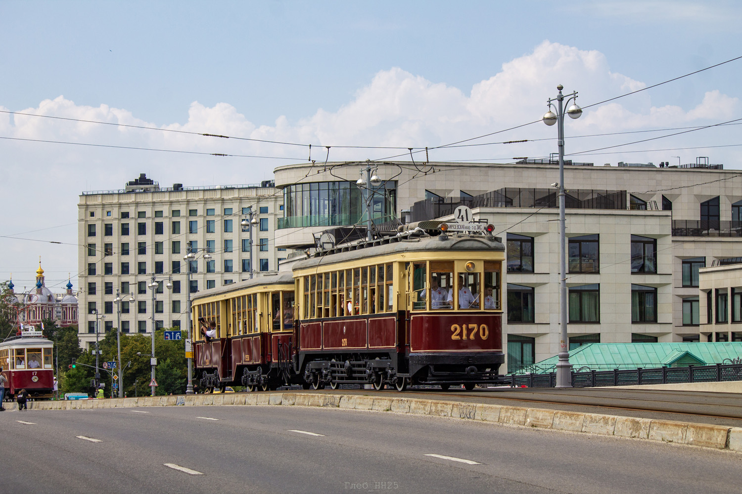 Москва, КМ № 2170; Москва — День Московского транспорта — 2024 (ночные репетиции парада трамваев 06.07.2024 и 11.07.2024, парад и выставка трамваев 13.07.2024)