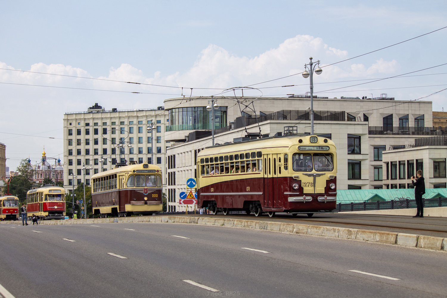 Москва, МТВ-82 № 1278; Москва — День Московского транспорта — 2024 (ночные репетиции парада трамваев 06.07.2024 и 11.07.2024, парад и выставка трамваев 13.07.2024)