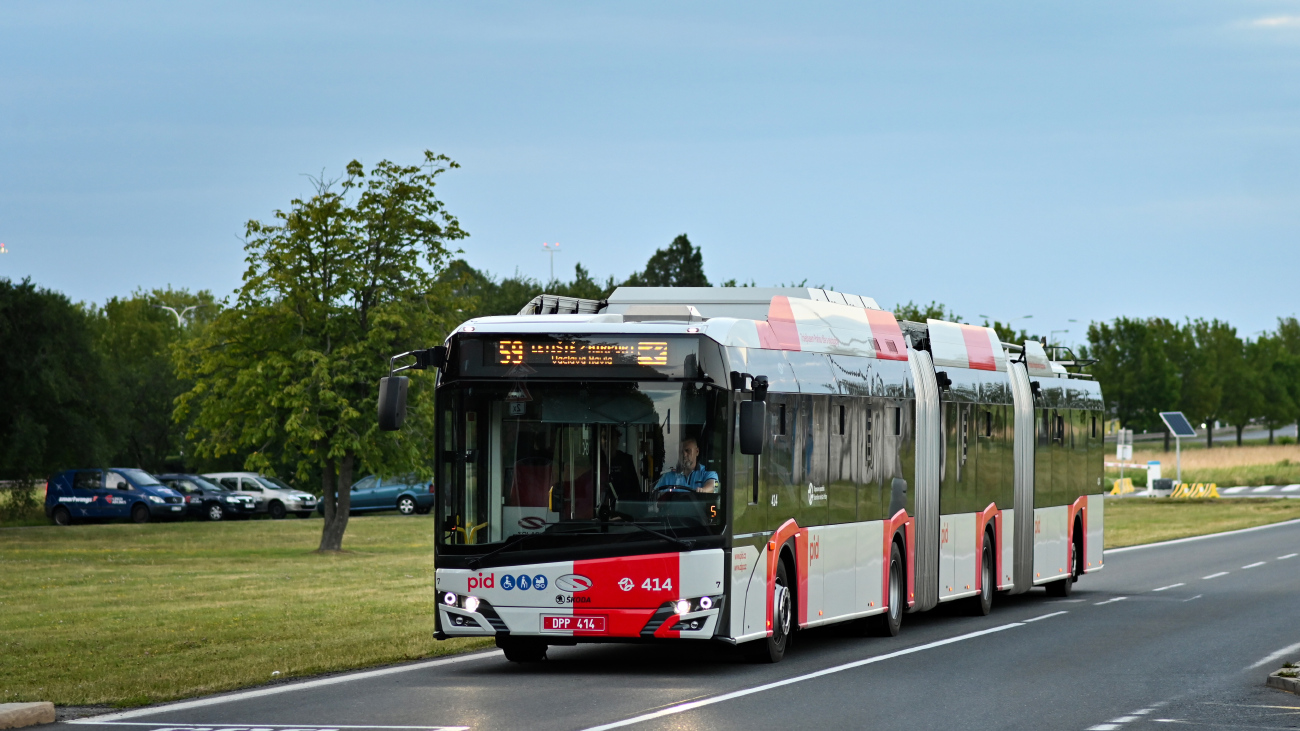 Прага, Škoda-Solaris 24m (Škoda 38Tr) № 414