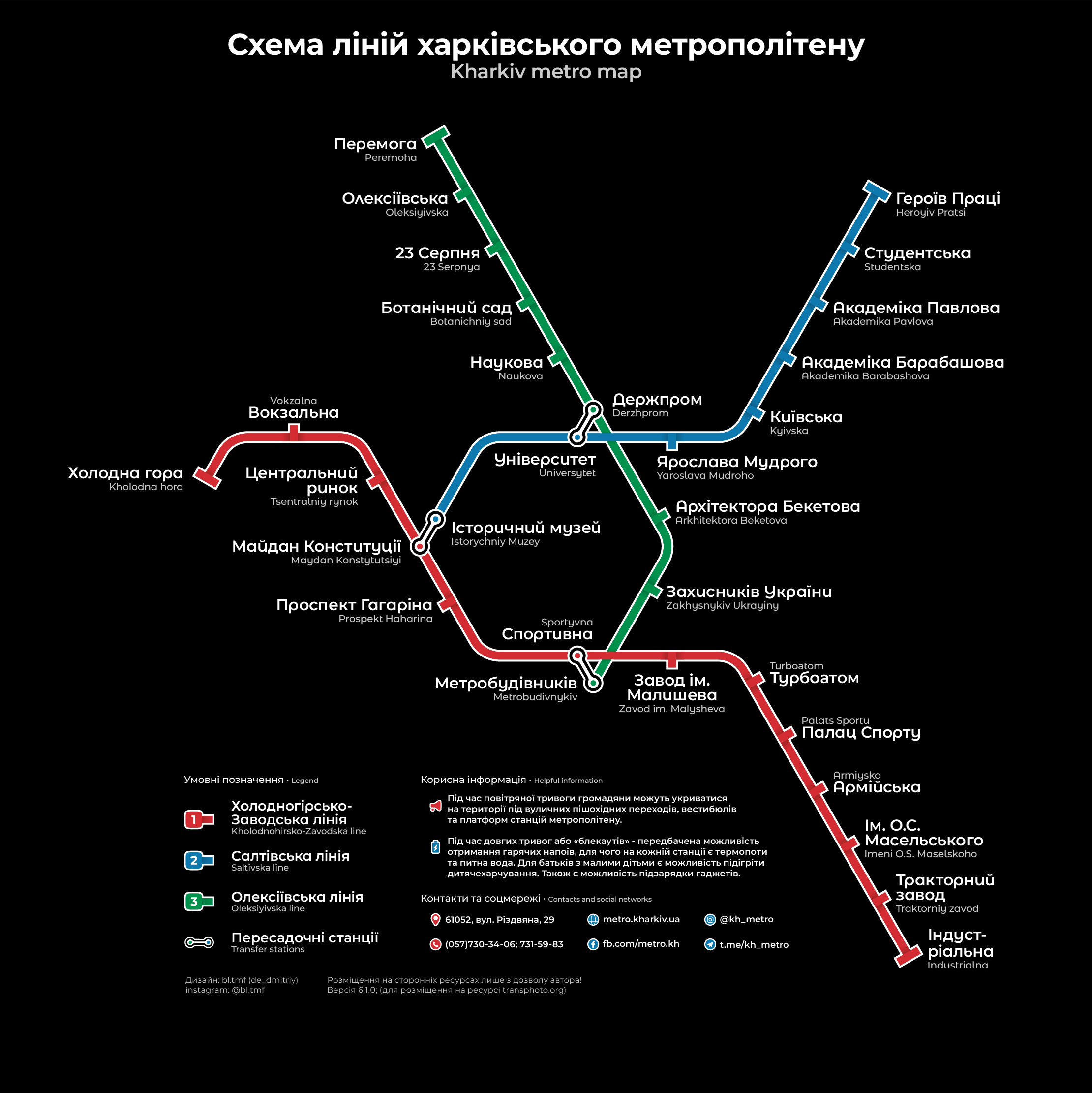Харьков — Метрополитен — Схемы; Харьков — Схемы
