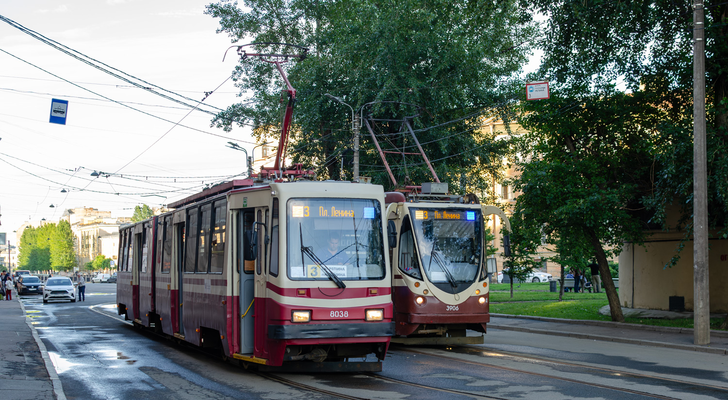 Санкт-Пецярбург, ЛВС-86К № 8038 Санкт-Пецярбург, ЛВС-86К № 8038