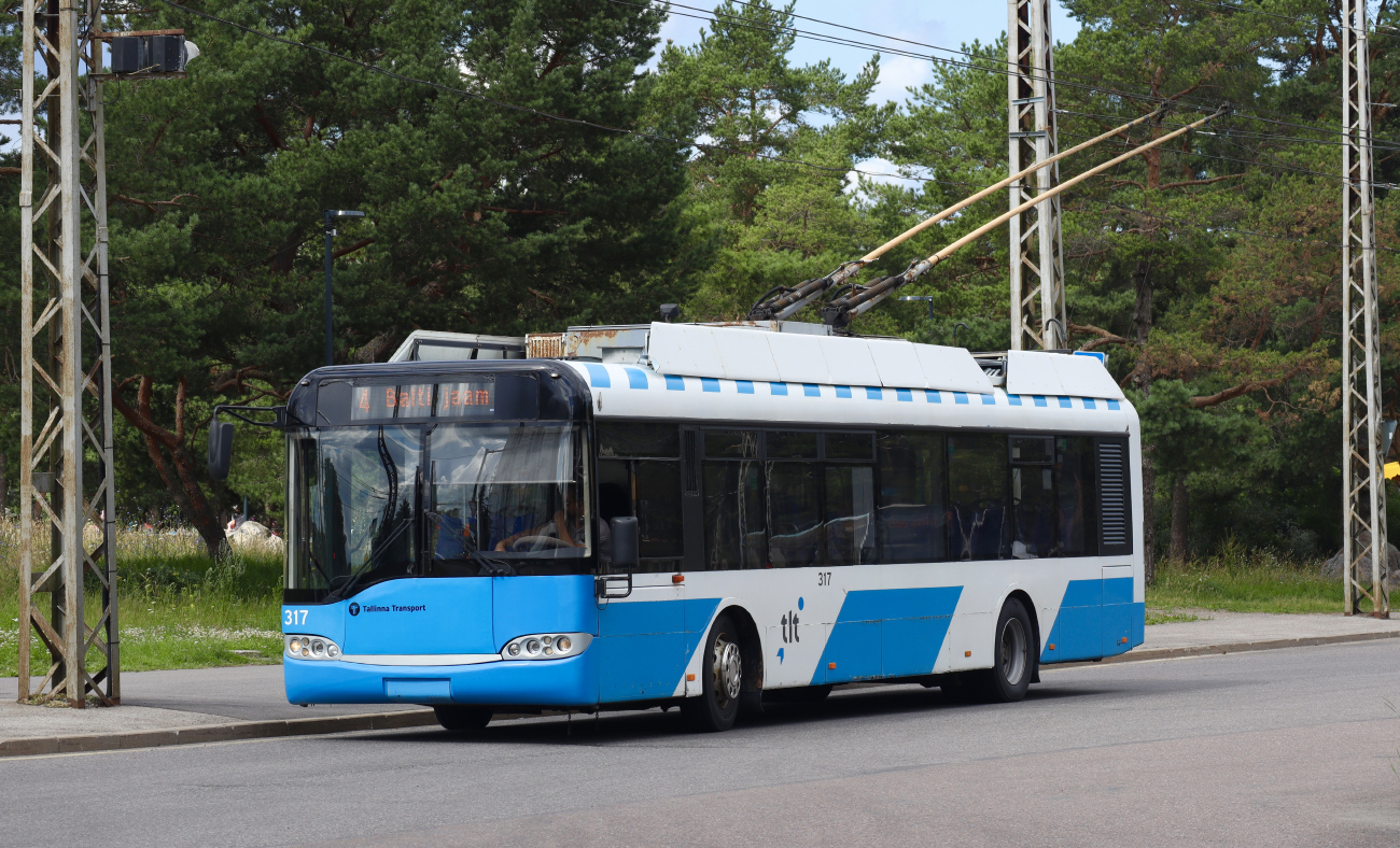 Таллінн, Solaris Trollino II 12 Ganz № 317 Таллінн, Solaris Trollino II 12 Ganz № 317