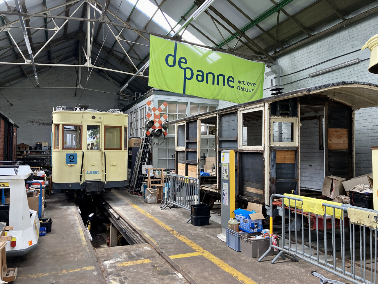 Coast Tram, Ateliers Germain 2-axle trailer car # A.2402