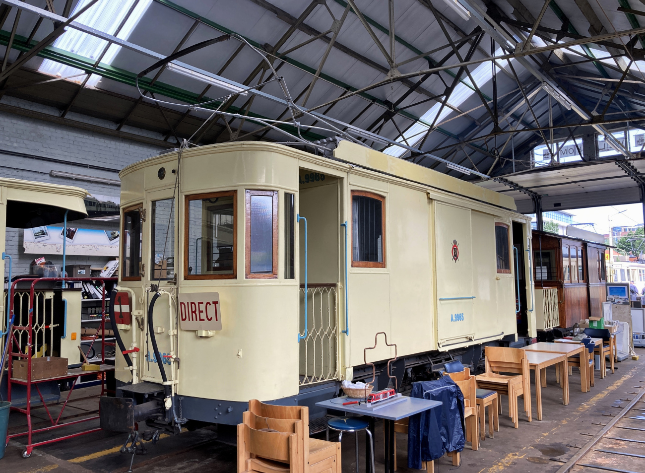 Береговой трамвай, Двухосный грузовой моторный Franco-Belge № A.9965