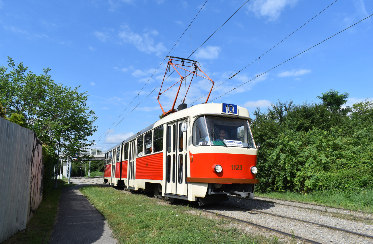 Брно, Tatra K2YU № 1123