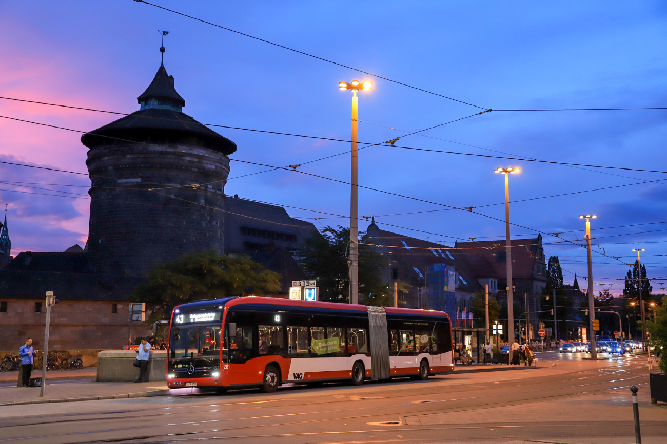 Нюрнберг, Mercedes-Benz eCitaro G № 281