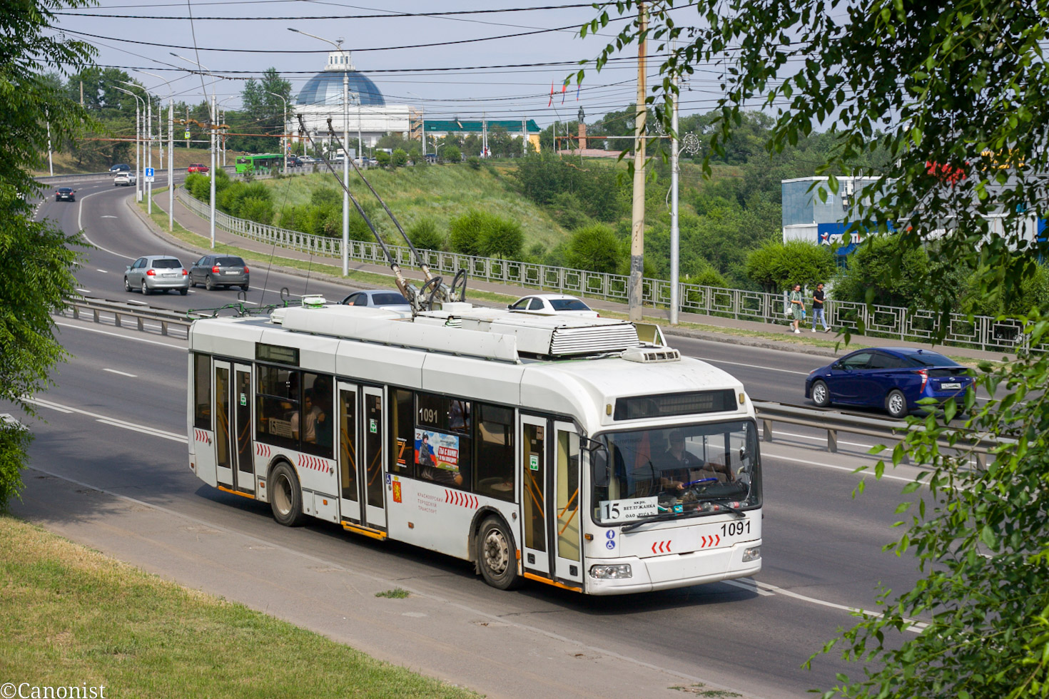 Красноярск, БКМ 321 № 1091