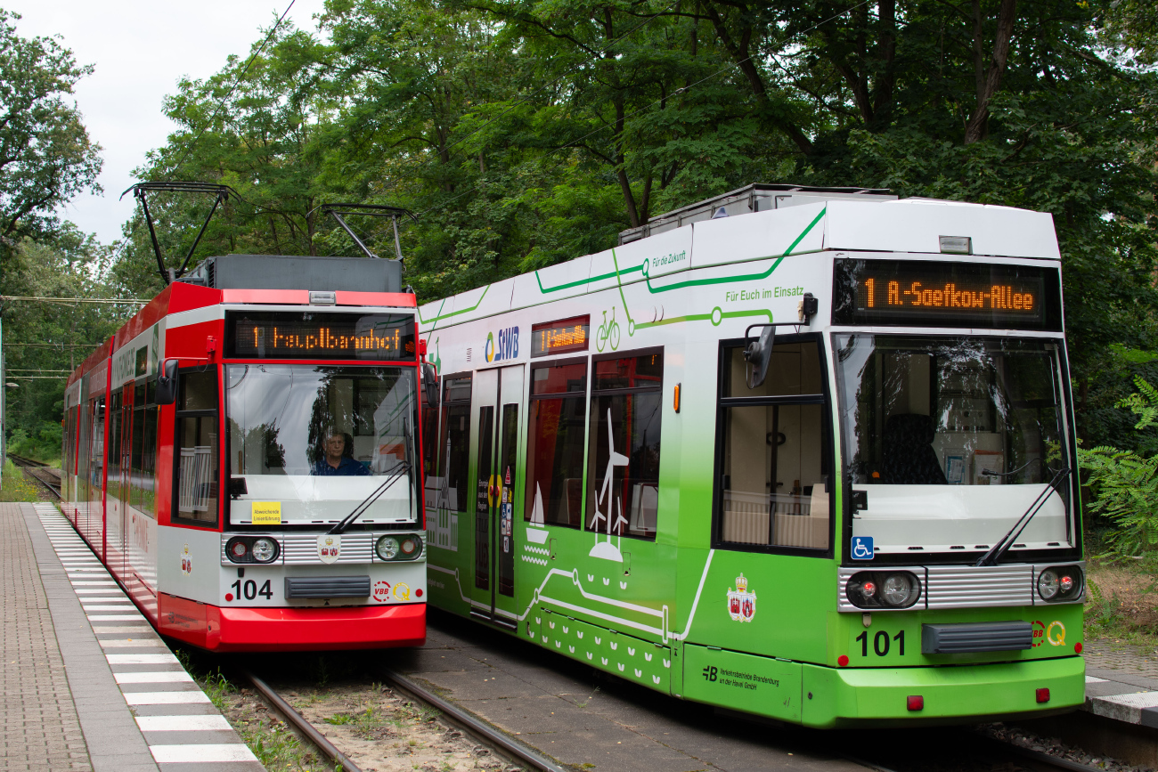Brandenburg an der Havel, Duewag MGT6D № 104