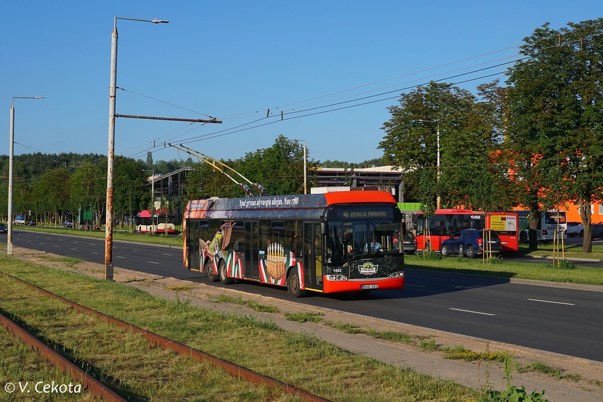 Вильнюс, Solaris Trollino II 15 AC № 1682