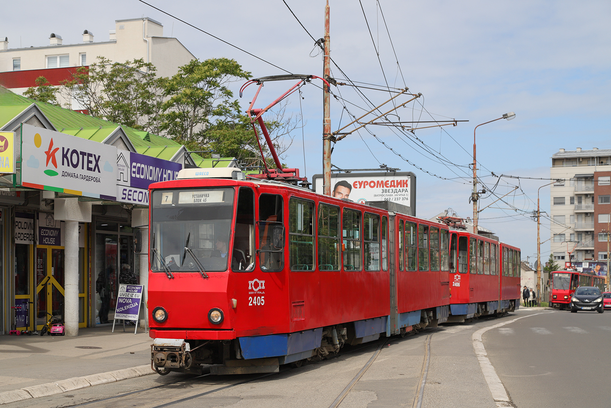 Белград, Tatra KT4M-YUB № 2405