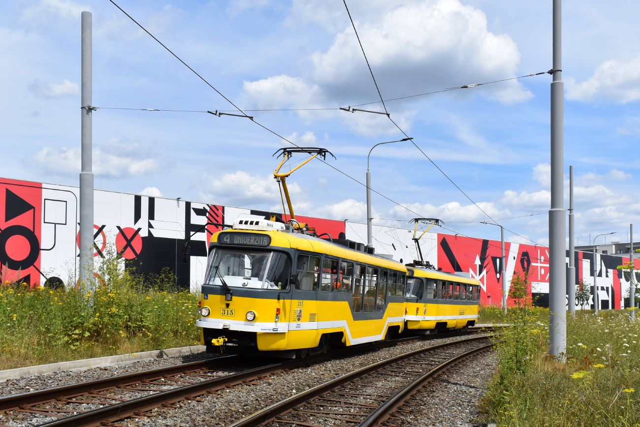 Plzeň, Tatra T3R.PLF — 315 Plzeň, Tatra T3R.PLF — 315