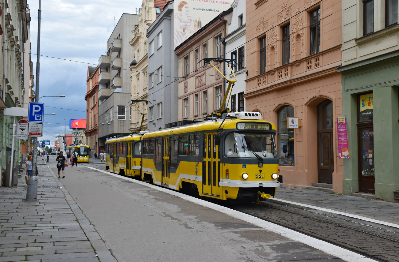 Пльзень, Tatra T3R.PLF № 321