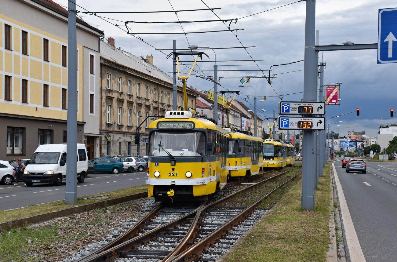 Пльзень, Tatra T3R.PLF № 321