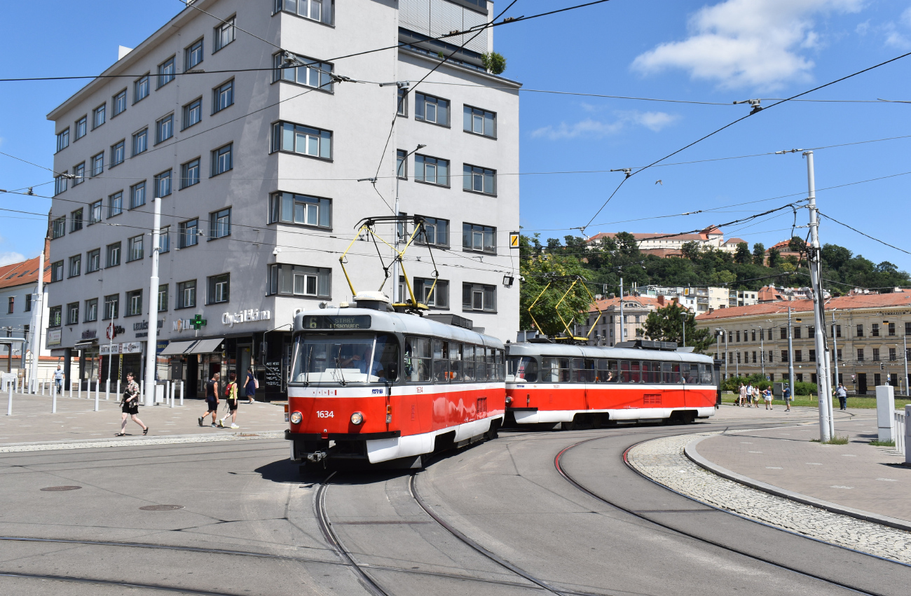 Брно, Tatra T3G № 1634