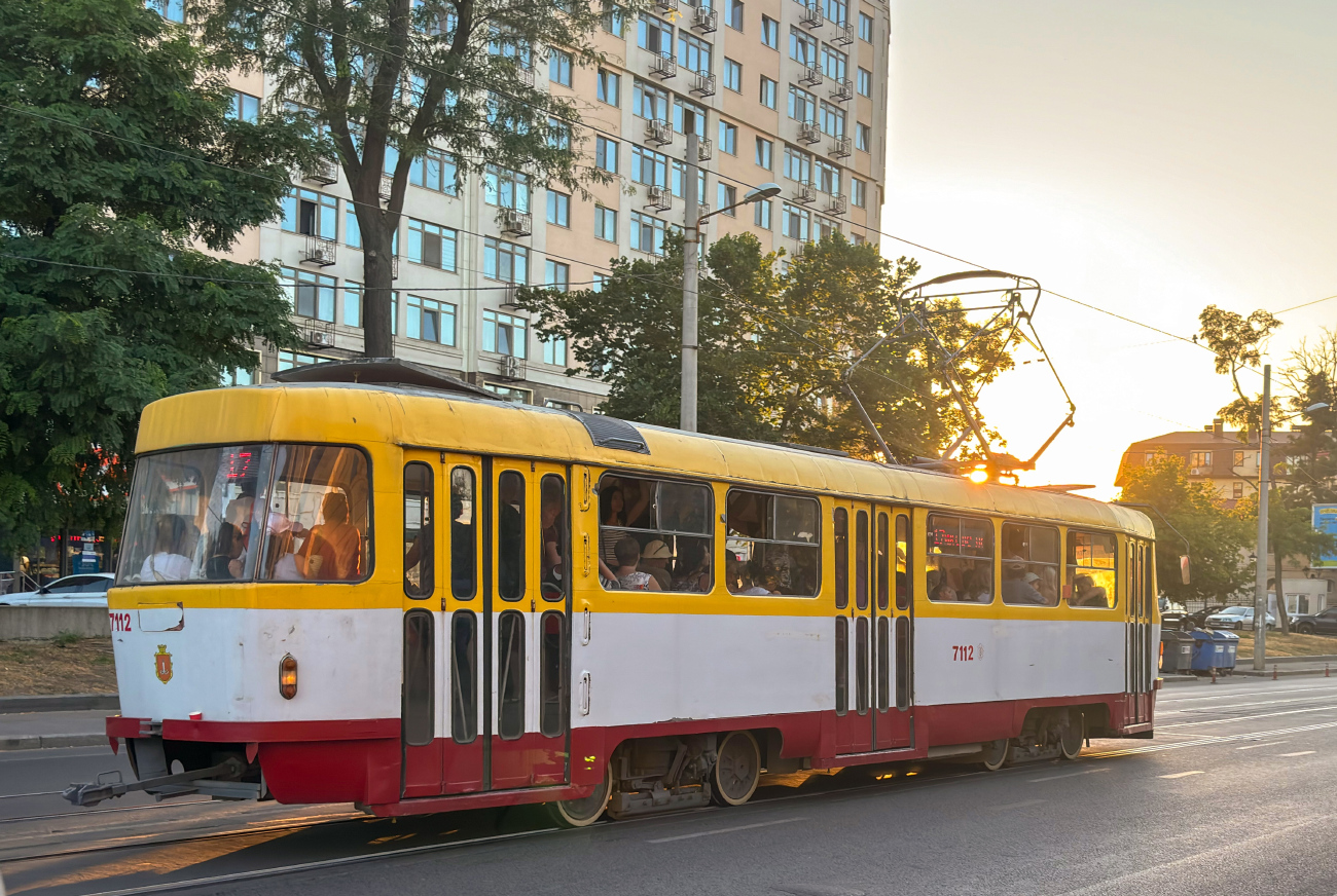 Odessa, Tatra T3SU N°. 7112