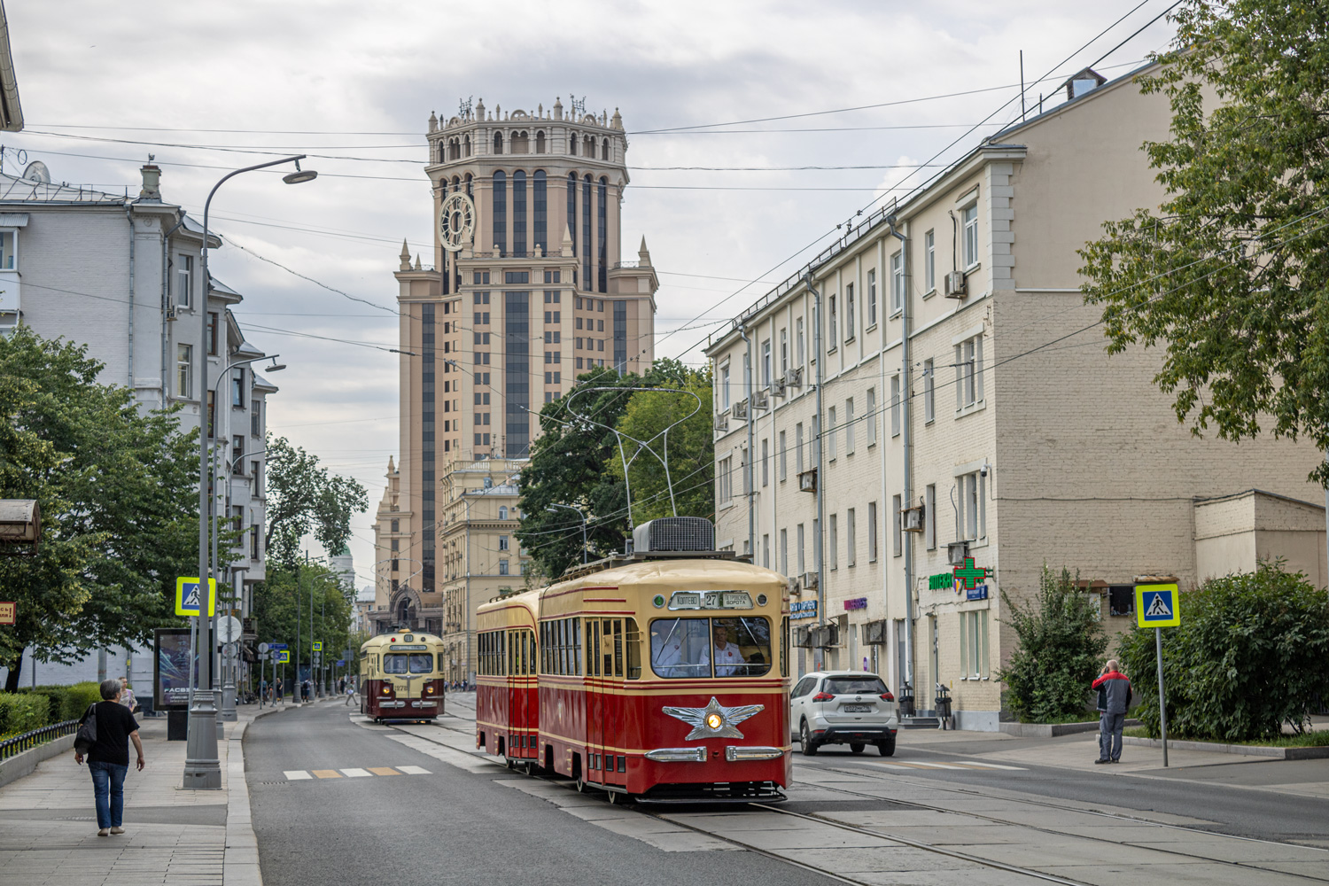 Москва, КТМ-1 № 0002; Москва — День Московского транспорта — 2024 (ночные репетиции парада трамваев 06.07.2024 и 11.07.2024, парад и выставка трамваев 13.07.2024)