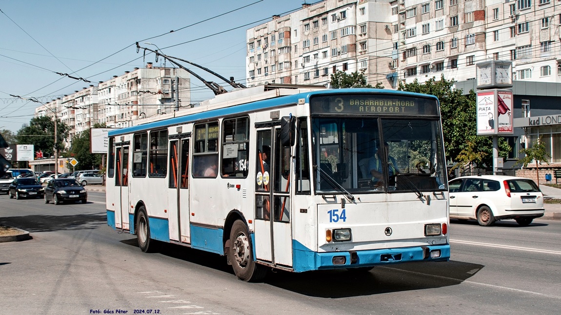 Бельцы, Škoda 14Tr13/6M № 154