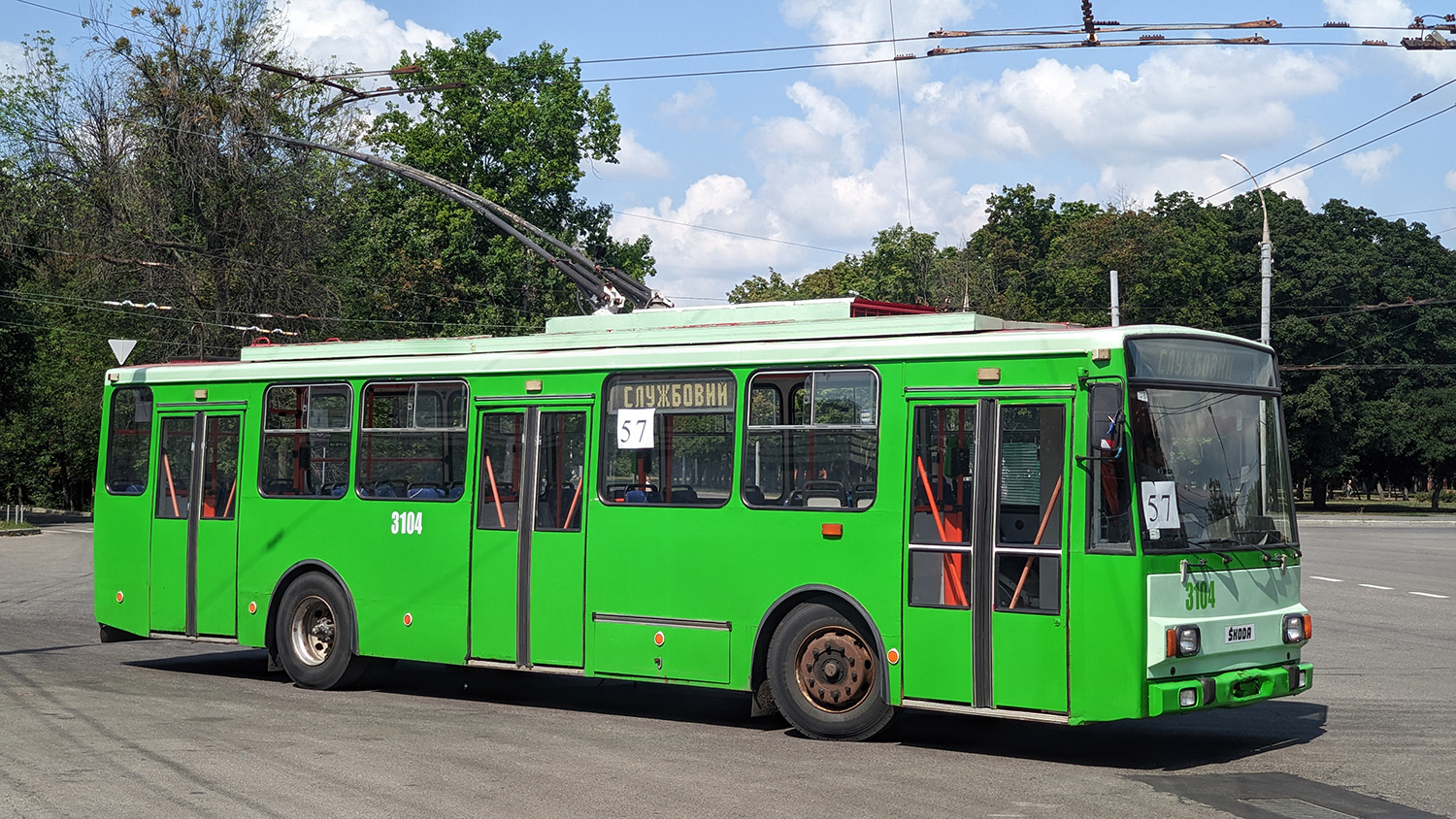 Харков, Škoda 14Tr17/6M № 3104