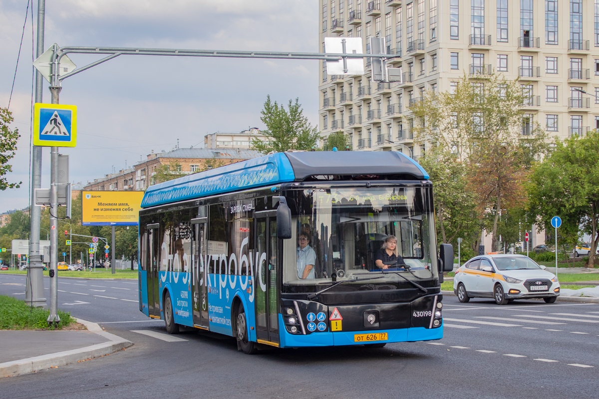 Москва, ЛиАЗ-6274 № 430198 Москва, ЛиАЗ-6274 № 430198