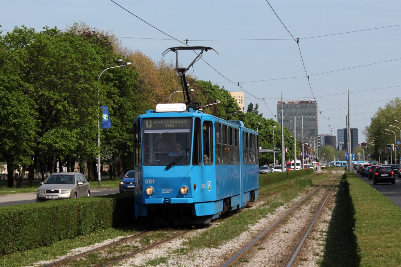 Загреб, Tatra KT4YU № 301