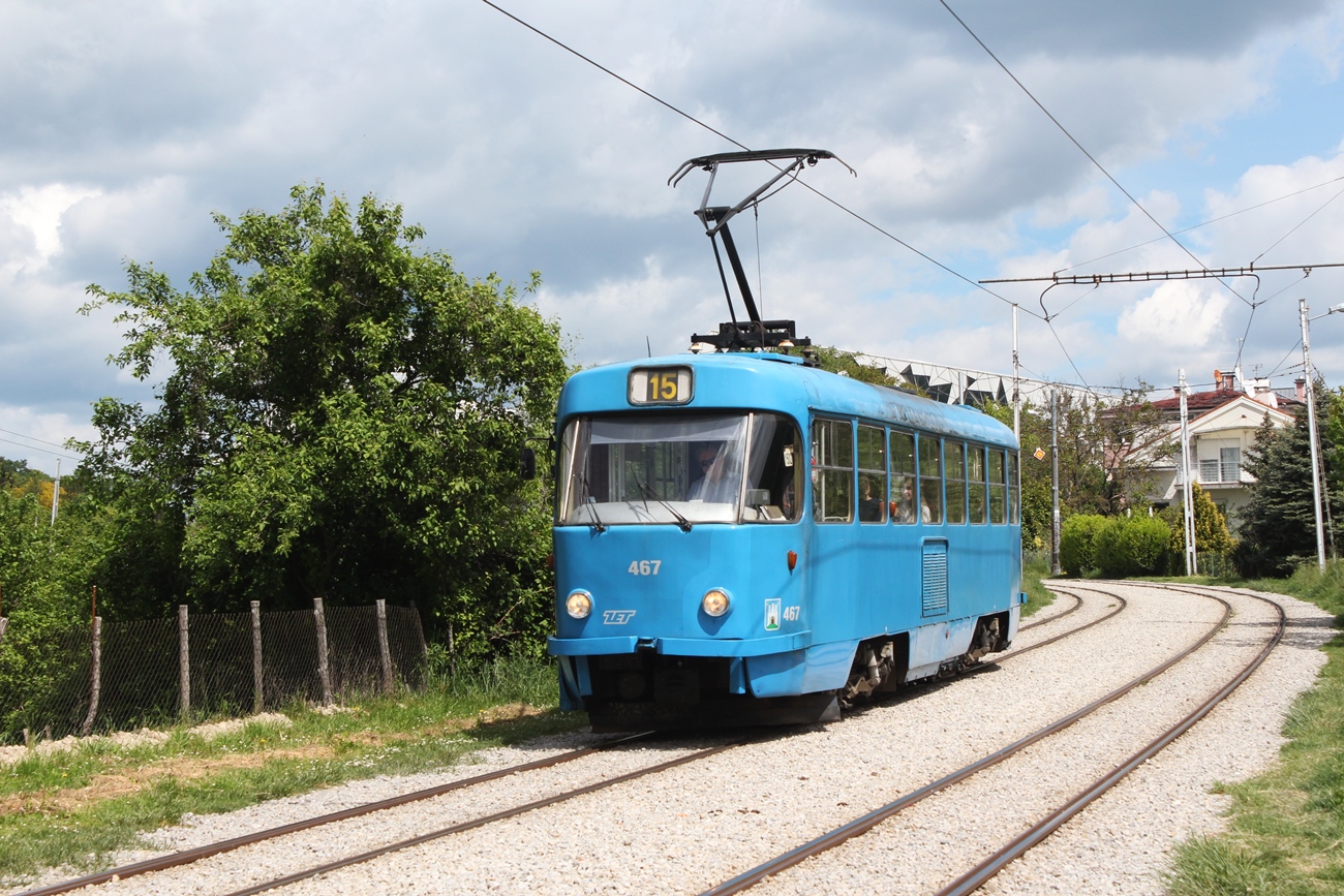 Загреб, Tatra T4YU № 467