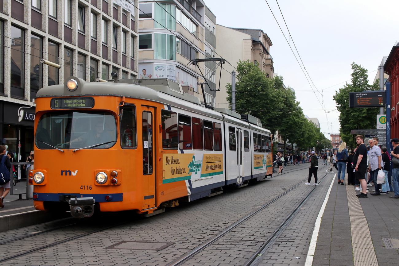 Рейн-Неккар, Duewag GT8K № 4116
