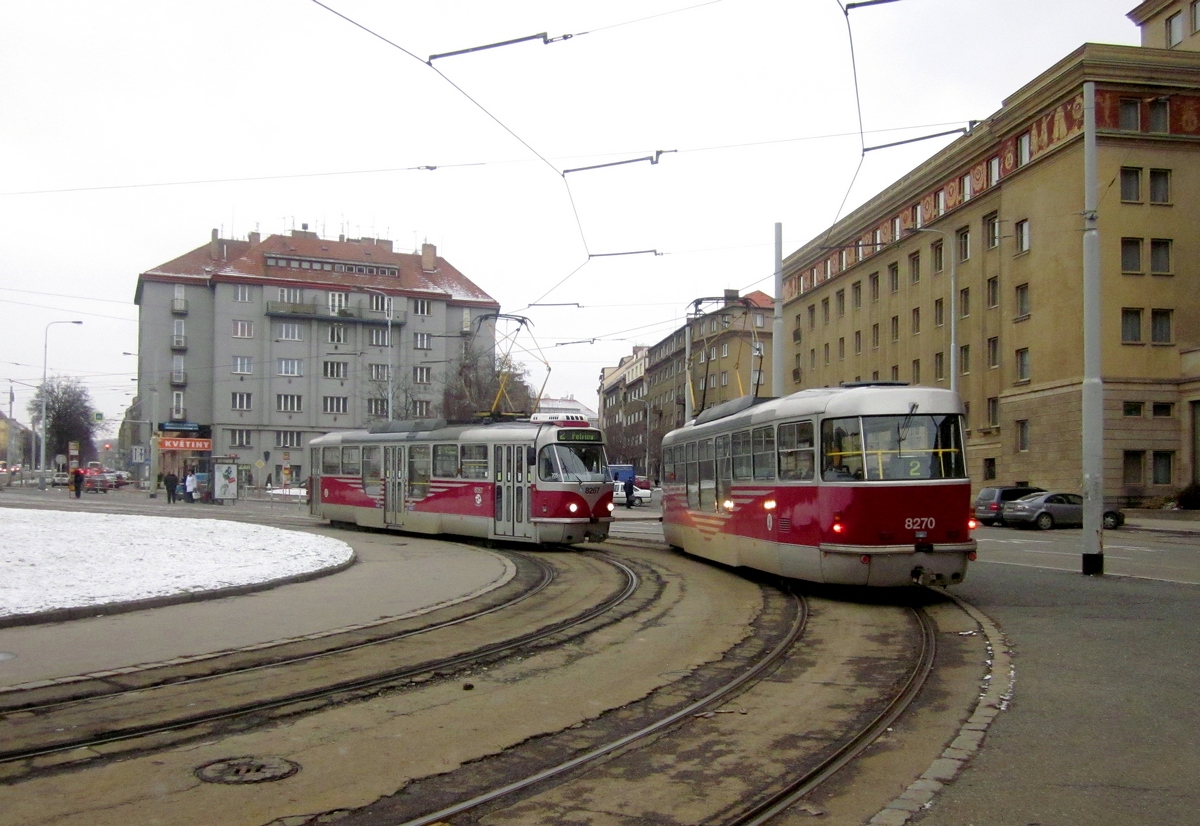 Прага, Tatra T3R.PLF № 8267; Прага, Tatra T3R.PLF № 8270