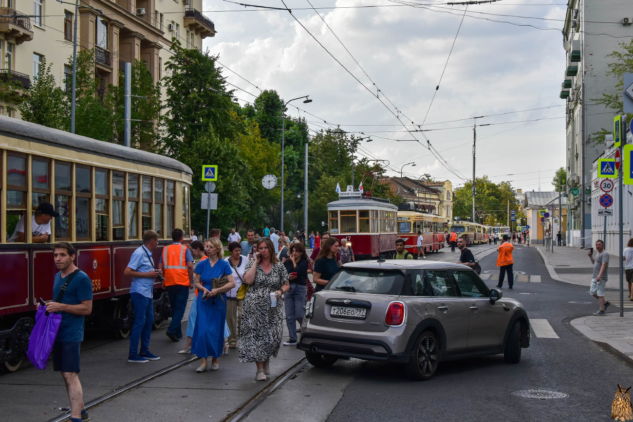Москва — День Московского транспорта — 2024 (ночные репетиции парада трамваев 06.07.2024 и 11.07.2024, парад и выставка трамваев 13.07.2024); Москва — Происшествия
