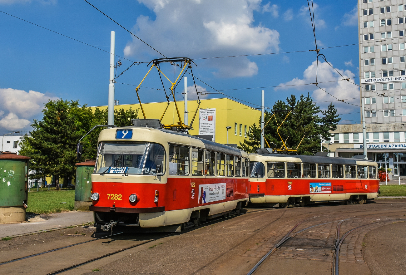 Прага, Tatra T3SUCS № 7282