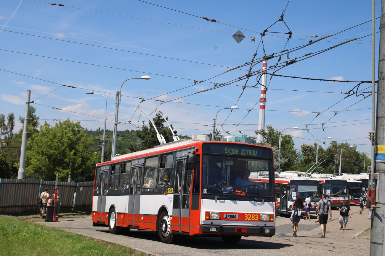 Brno, Škoda 14Tr17/6M № 3283; Brno — Dopravní nostalgie 2024 a DOD Vozovna Slatina