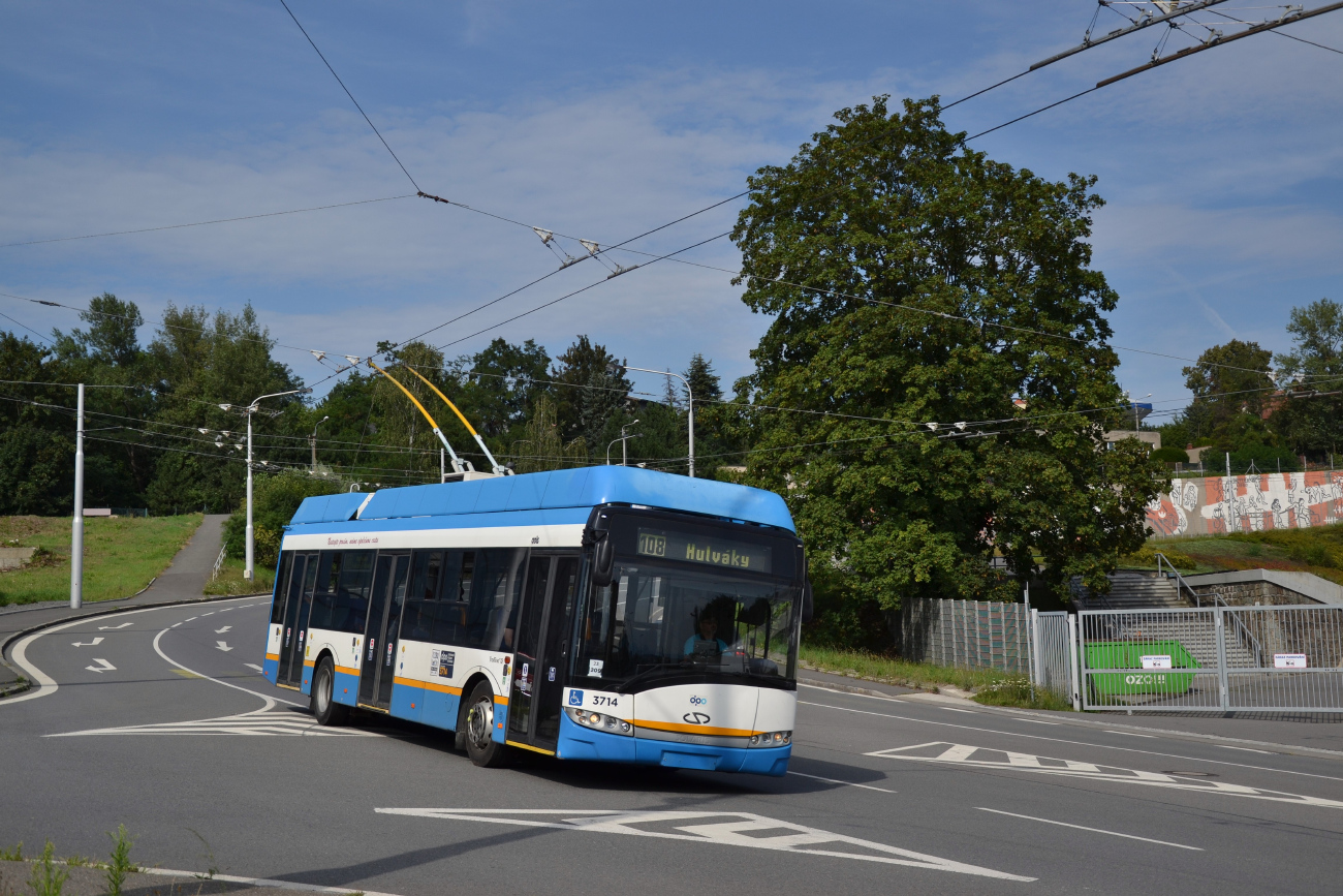 Острава, Solaris Trollino III 12 AC № 3714