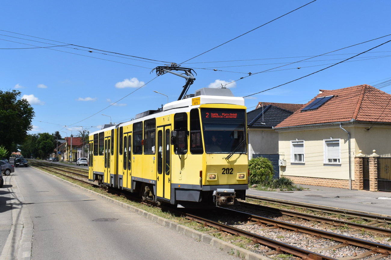 Oradea, Tatra KT4DM N°. 202